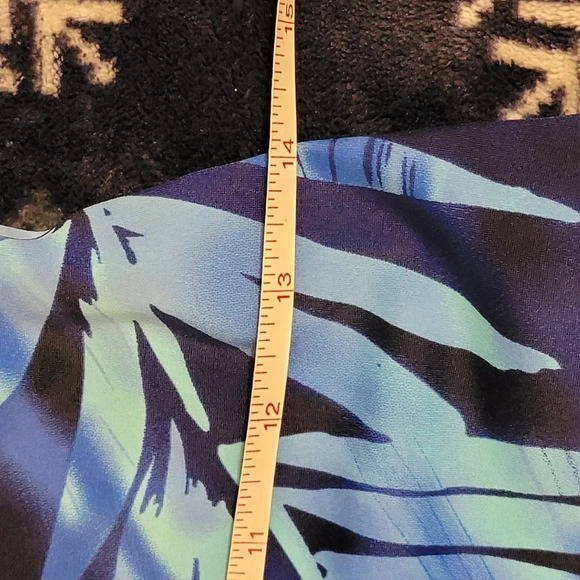 JANTZEN Women's Swim Dress Blue Floral Size 8 - Picture 12 of 15